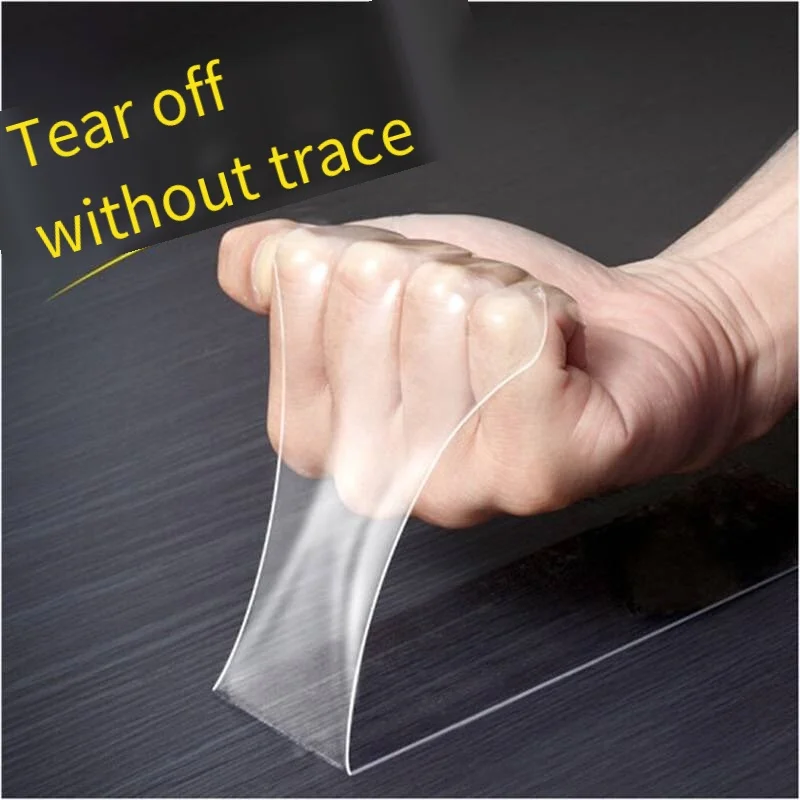 Nano tape double-sided adhesive non-trace magic adhesive Strong transparent waterproof wall adhesive high viscosity acrylic manufacture