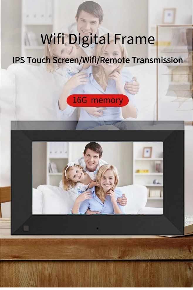 Customized Supported 10 Inch Video Download Bulk Frameo Android Wifi