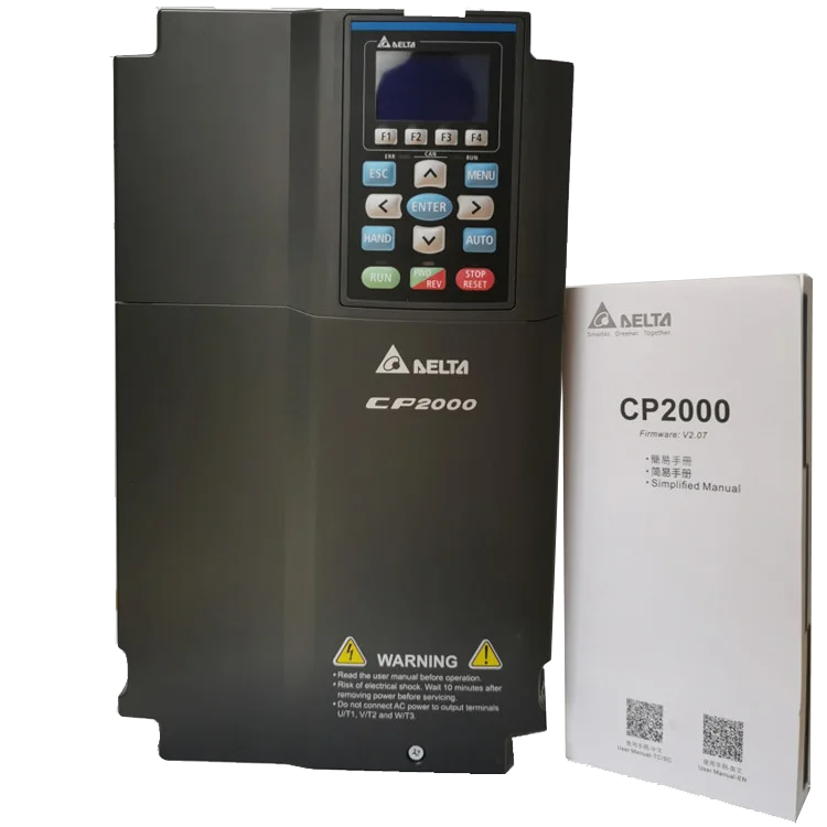 2025 Delta Vfd Invt  VFD007CP43A-21 0.75KW to 110KW Inverter 220V 380V 3 Phase AC Variable Frequency Driver