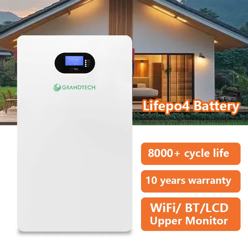 Praghas an Fhiontar Cill Rang A 10 Bliain Acharra 314Ah 15kWh 48V LiFePO4 Bataireacht Bataireacht Liúnaí PowerWall Stórála Gréine
