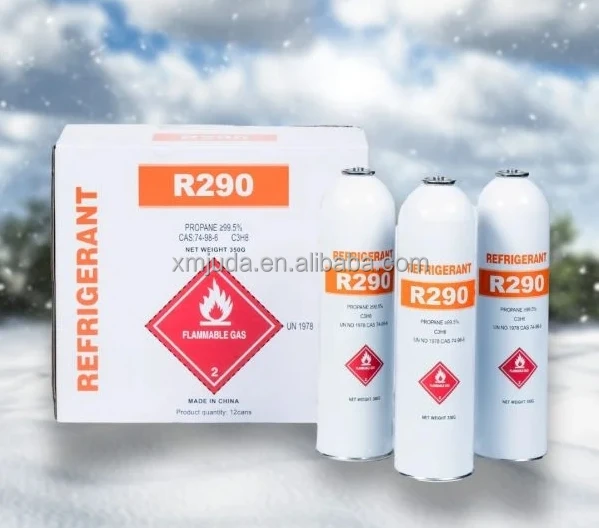 R290 Propane Gas Refrigerant Best Replacement for Gas 22