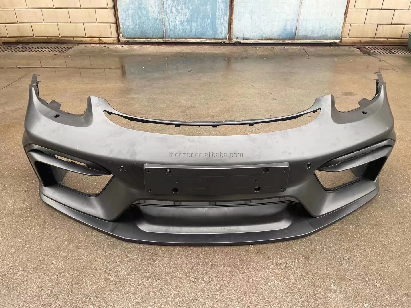 カーエクステリアアクセサリーポルシェ2018981用フロントガードバンパー718gt4スタイルのフロントバンパーボディキットにアップグレード