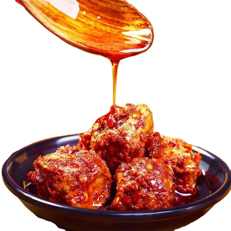 custom high quality xinjia old shop spicy fermented bean curd