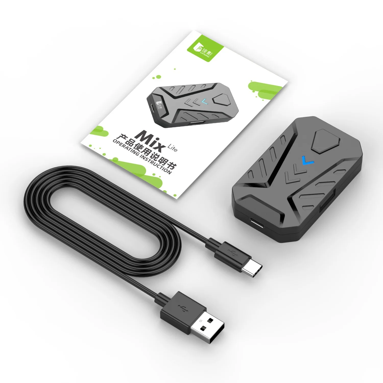Games Playing Converter 4 in 1 Game Combo Kit for Mobile Phone with F6 One Hand Keyboard and G2 Mouse