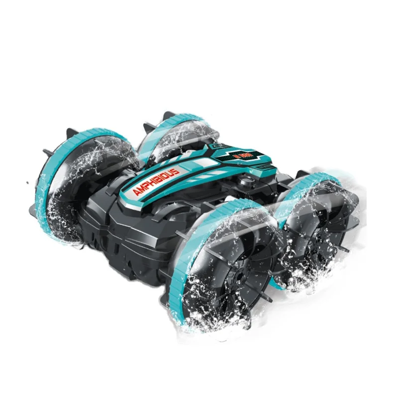 Bemay Toy Hot Sale in Double Sided Waterproof Amphibious Stunt Car  CV-B500 RC Flip Stunt Vehicles Car