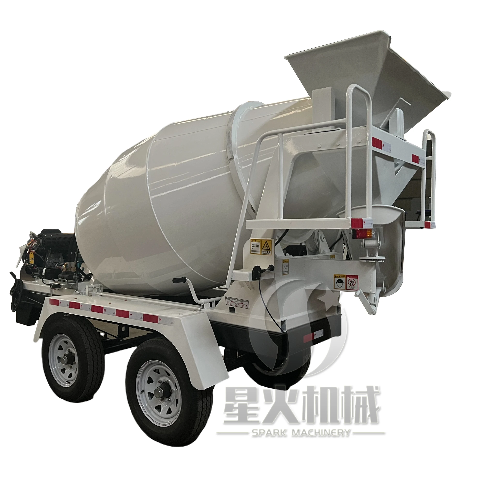 4 Cubic Yards Concrete Portland Transit Mixers Movable Mini Concrete Mixer for Trucks Quality Mixing Tank Machine for Factory
