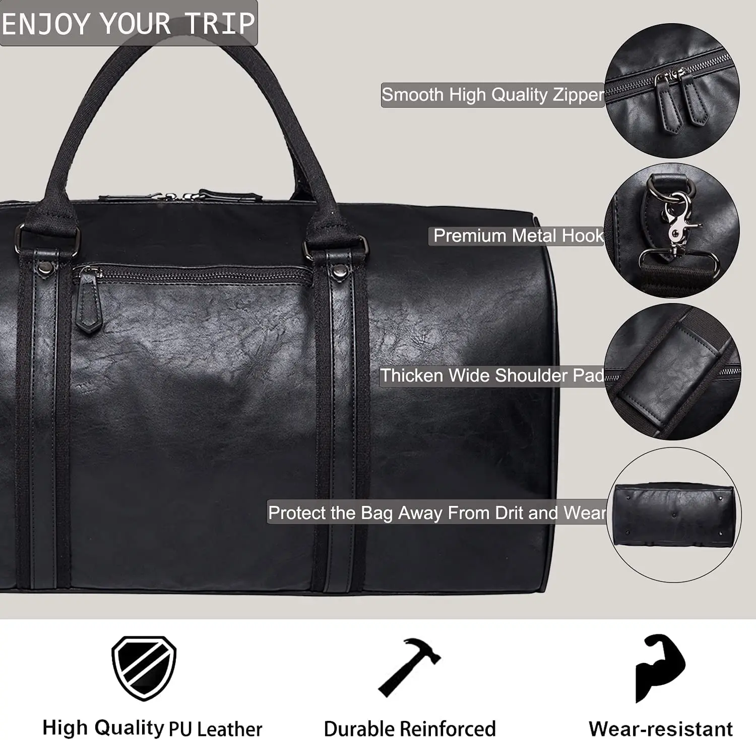 China Luxury Leather Duffel Bag Manufacturers, Suppliers and Factory -  Conceptcase