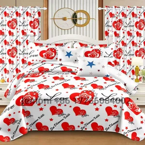 African Luxury  Bedsheet Wholesale 3pcs Bed Sheet with Pillowcases 3 Pieces Bedsheet king Size in Stock