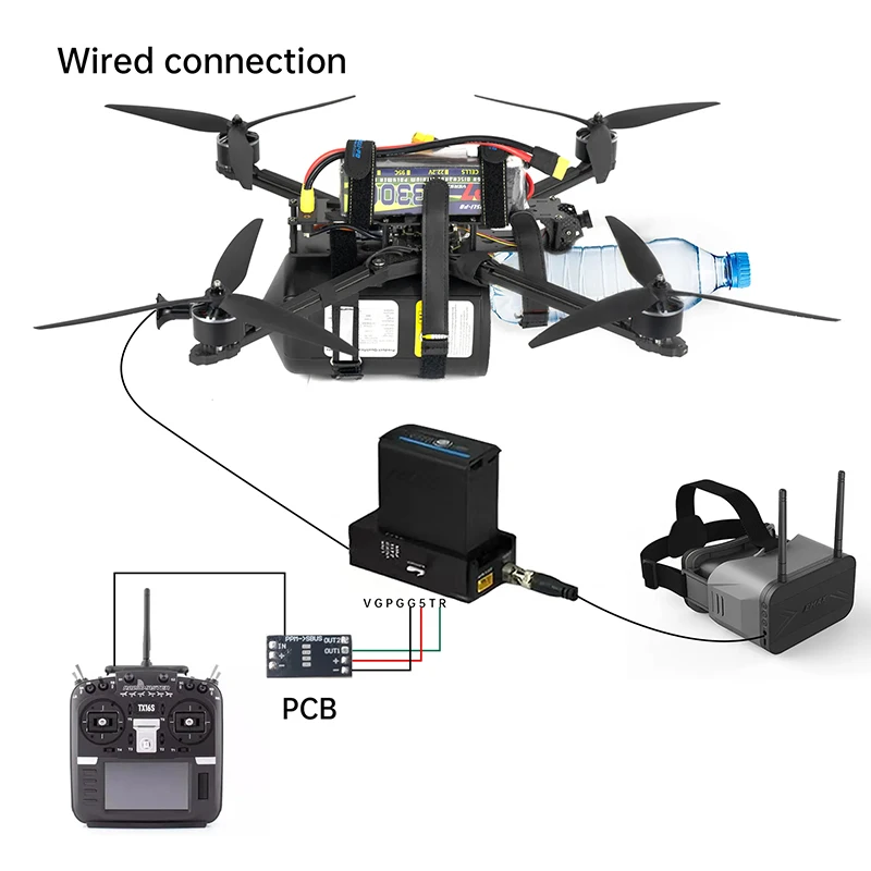 Fpv Optical Fiber Winding Machine 10km  20km Receiver Optic Kit Cable  Image Data Module  Drone  Link Fiber Kit 0.26mm Fiber 5km