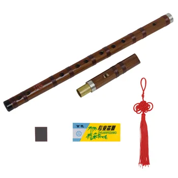 Bamboo Flute Instrumental Beginner's Zero Basics Beginner's Flute Adult and Children's CDEFG Key Performance Flute