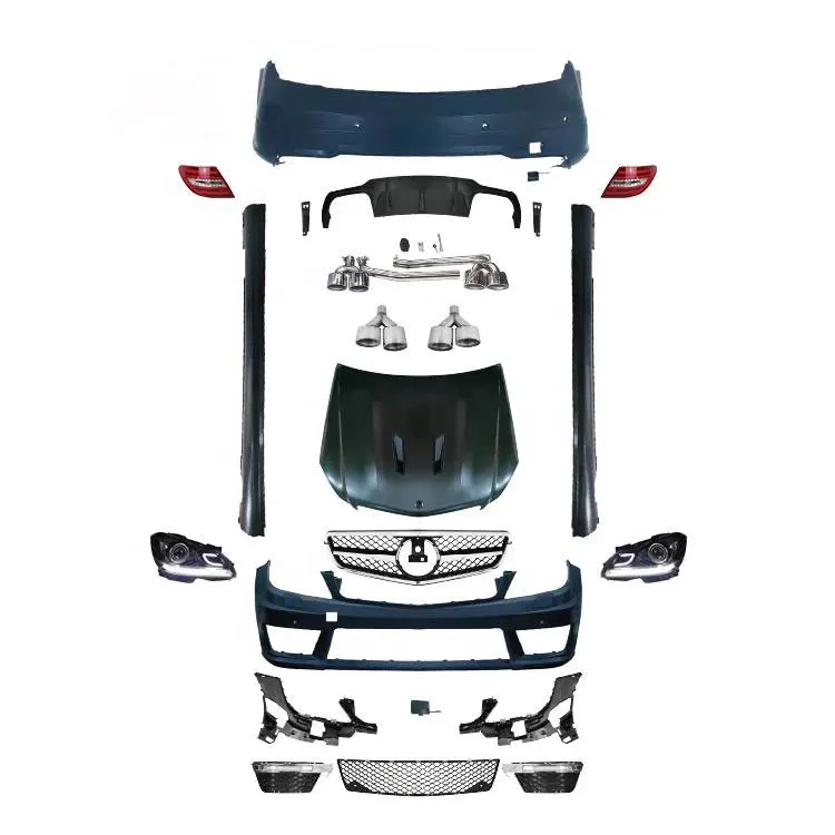 Cover Telecomando Auto In TPU Cromato Per Mercedes-Benz Classe C, E, S (2019+): Custodia Portachiavi Con Portachiavi - Colore Argento - 2
