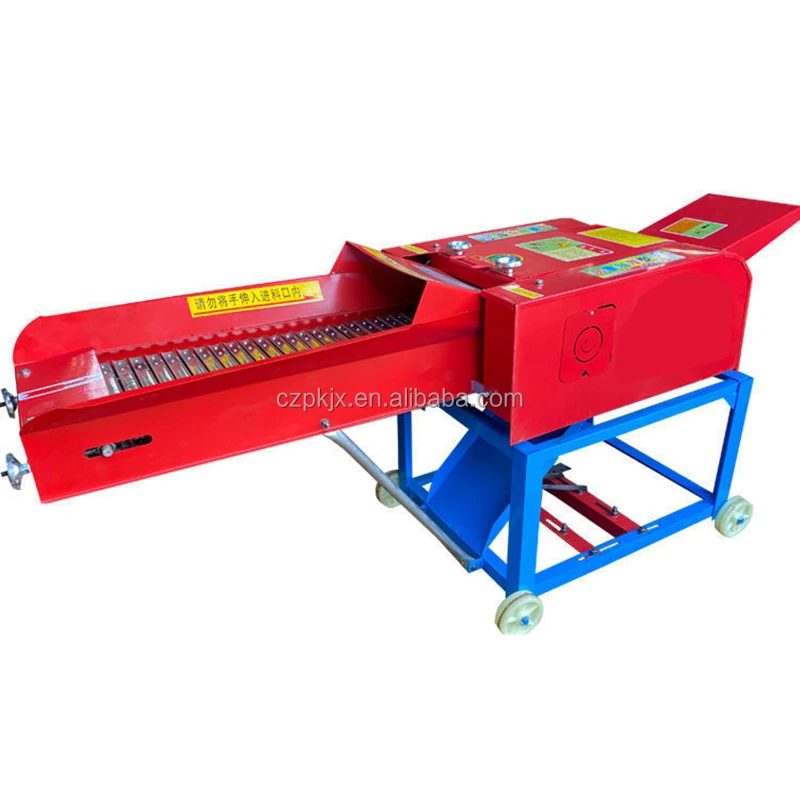 Cattle and Sheep Guillotine hay Kneading Machine Silage Making Machine Grass Chaff Cutter Machine
