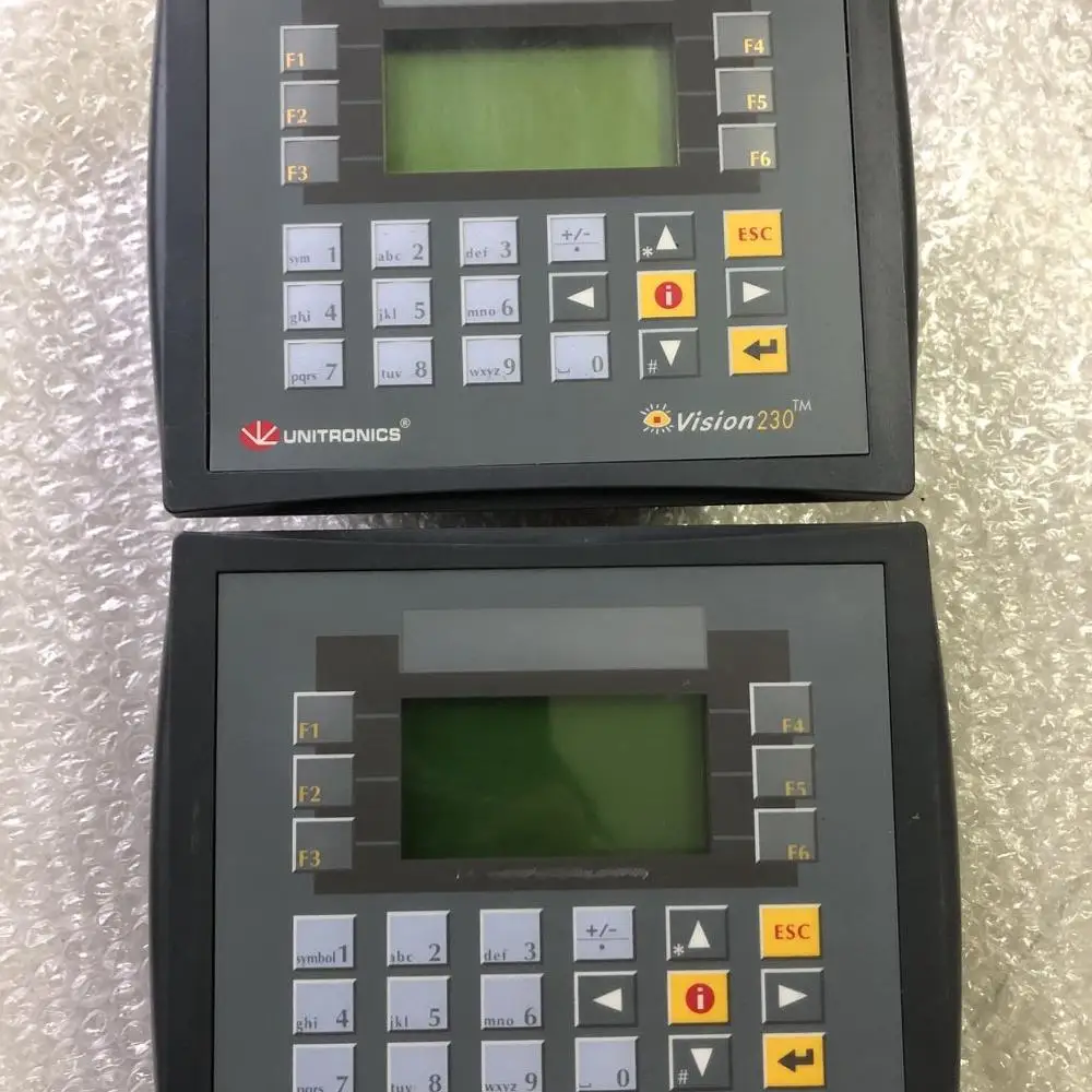 UNITRONICS VISION230 V230-13-B20B HMI Operator Panel Screens