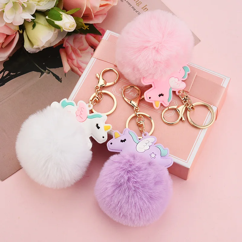 Unicorn Design Pom Pom Keychain  Pom pom keychain, Unicorn design, Pom pom