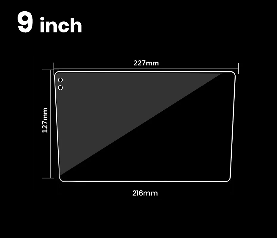 Car Android Dvd Player Universal 9 Inch Screen Protector Temper Glass Car Accessories 2022