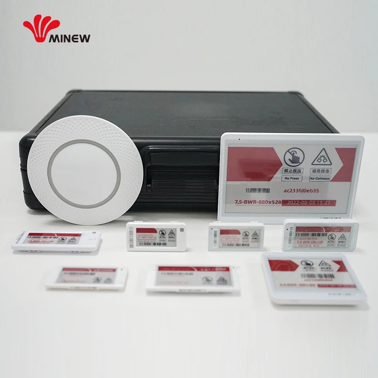 Minew BLE ESL Demo Kit Digital Price Tag Wireless Digital Electronic Shelf Esl Label Electron Label Esl Electronic Shelf Labels
