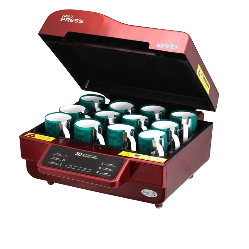 3D昇華転写機 ST3042 真空熱プレス機 スマホケース、マグカップ