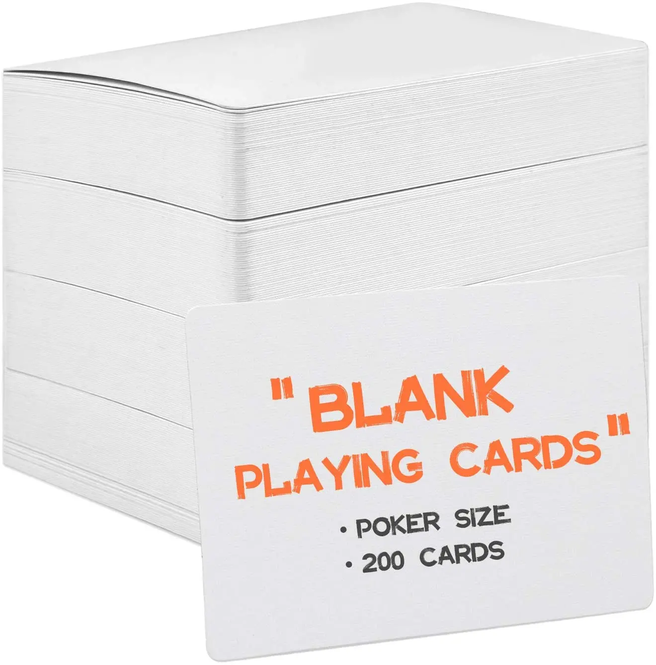 Personalised Blank Poker Cards Customised Blank Playing Cards With