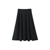 black midi skirt