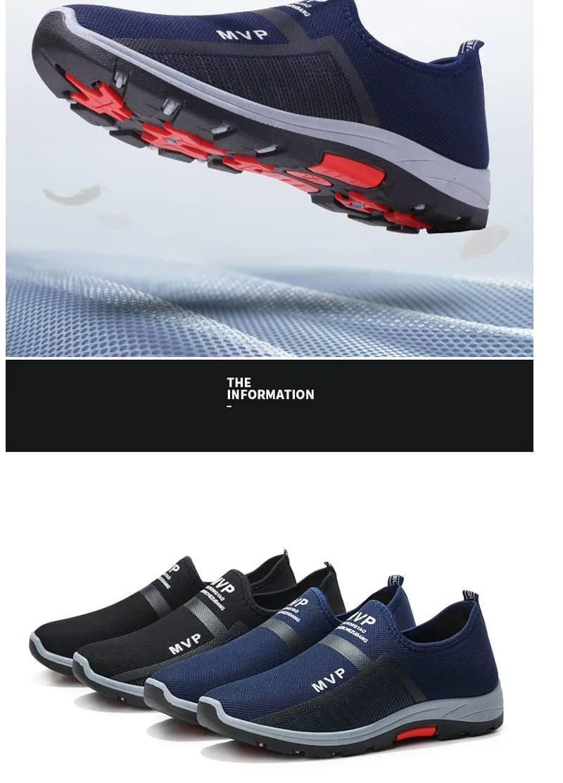 Mens Fashionable and Trendy New Breathable Comfortable and Wear-resistant Foreign Trade Casual Sneaker