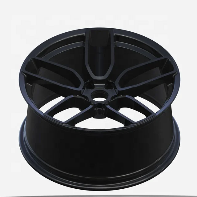 SW 20 Inch Flow Formed Wheel Rims Width 9.5-11J 5x115 20x9.5 +15 Matte Black for Dodge Hellcat Challenger Charger SRT Widebody