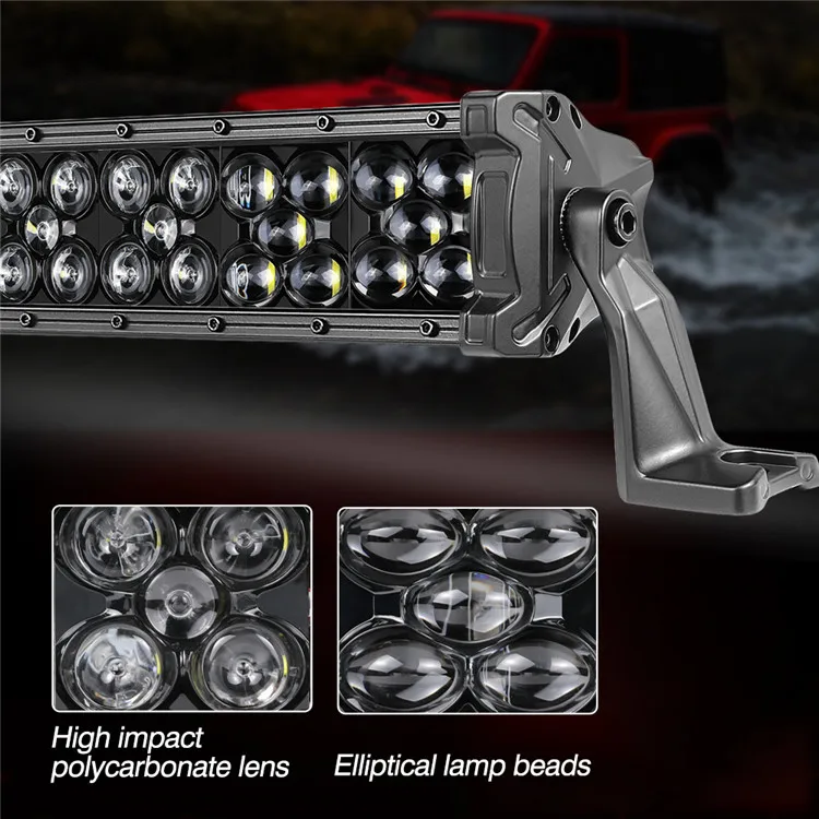 С проводным жгутом 150 Вт 22 дюйма 4x4 Автомобильный Мощный Черный 9D автомобильный 12 В внедорожный Автомобильный светодиодный фонарь