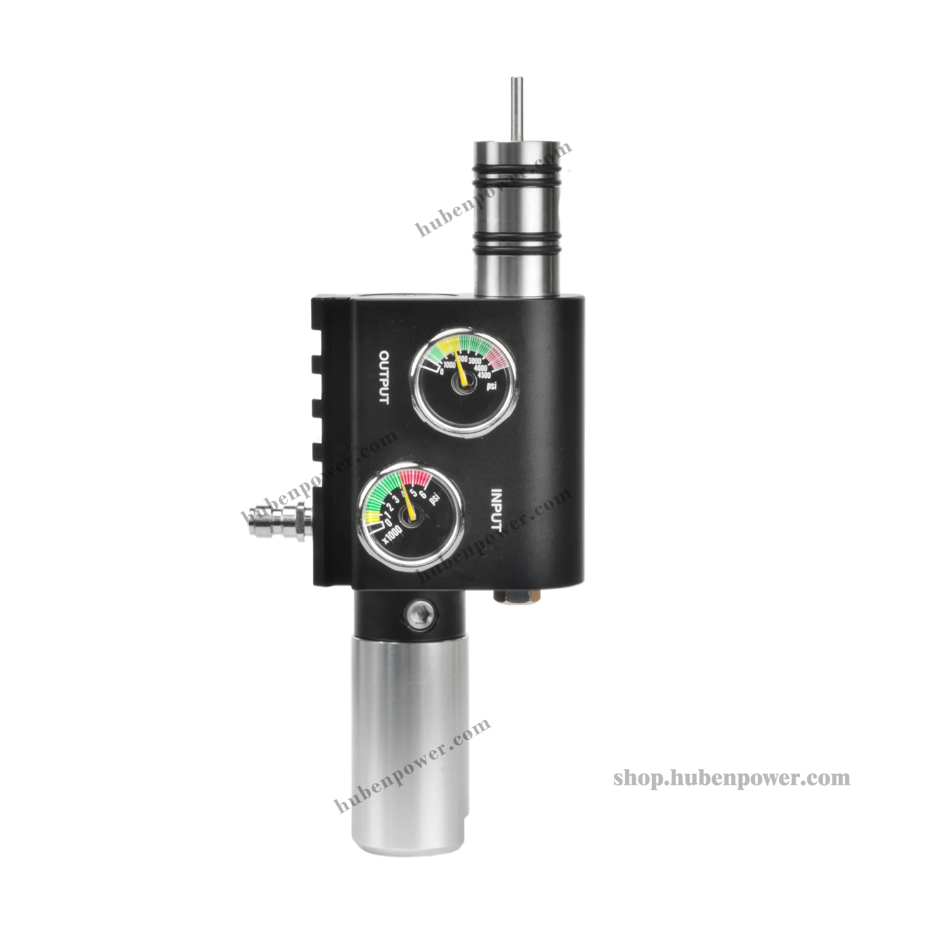 Huben Power Adjustable PCP Regulator - 4500psi High Pressure Tank
