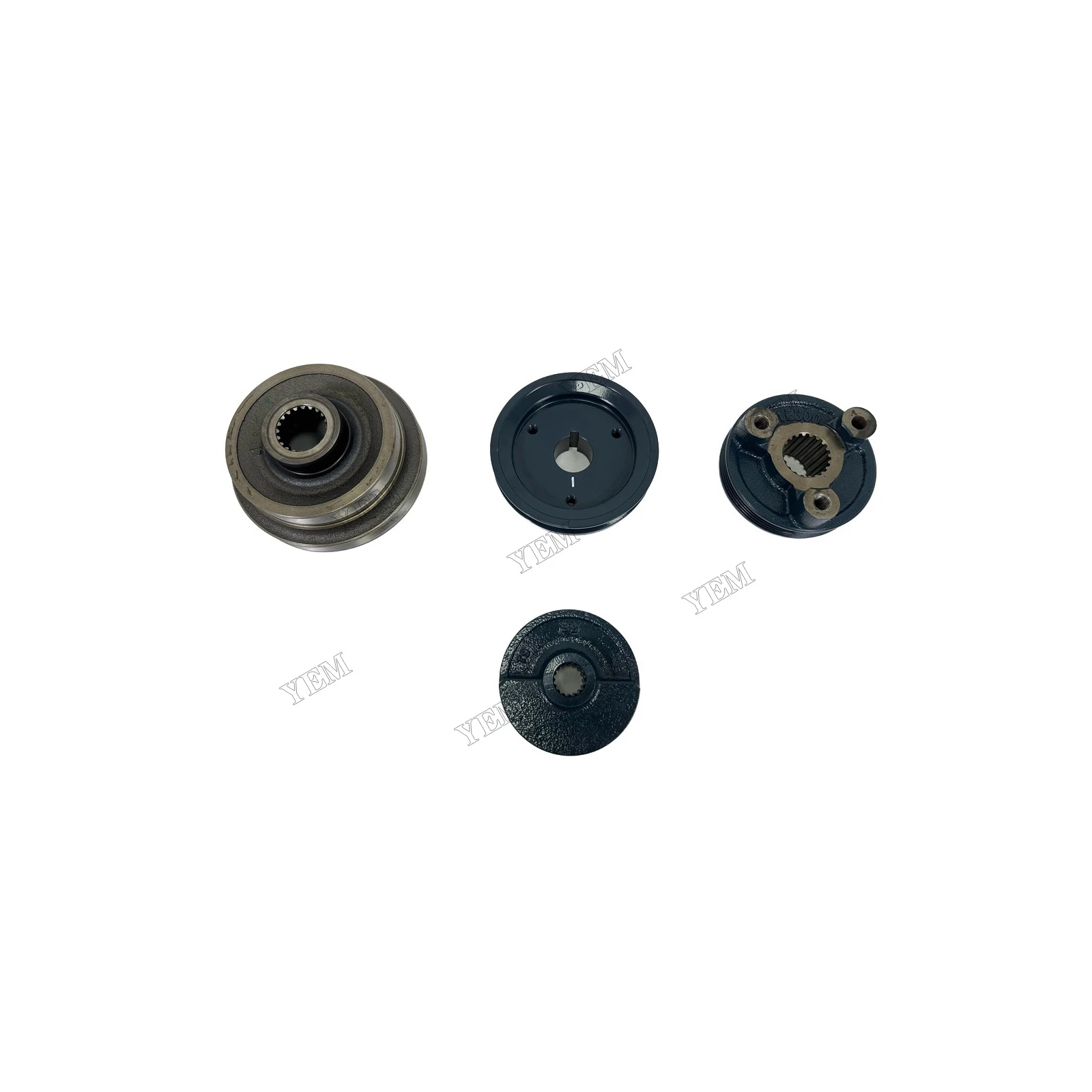 Stock Complete Crankshaft Pulley Fits for Kubota D1463 Universal Engine Parts