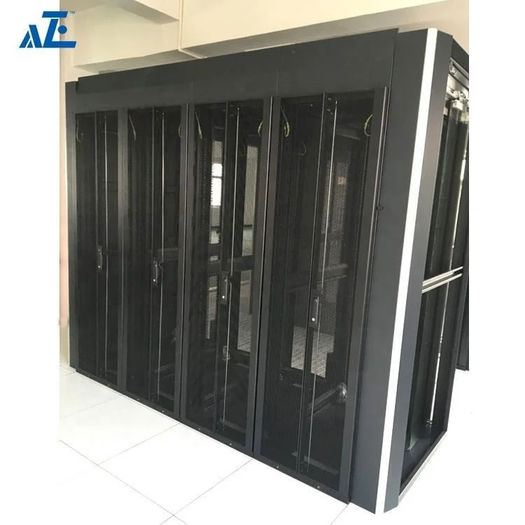 Hot Cold Aisle Containment Solution 48U Integrated Infrastructure Data Center Rack Colocation Cabinet 5G Network in Stock