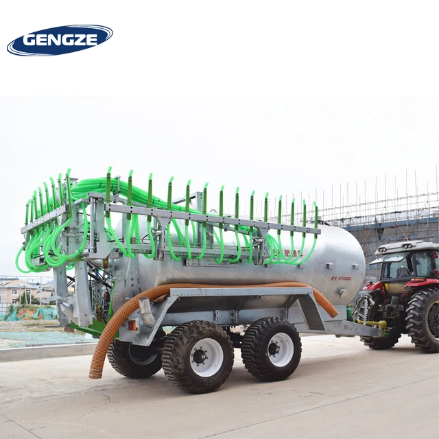 New Technology Tractor Trailed Liquid Organic Manure Fertiliser Spreaders Slurry Spreading Tankers