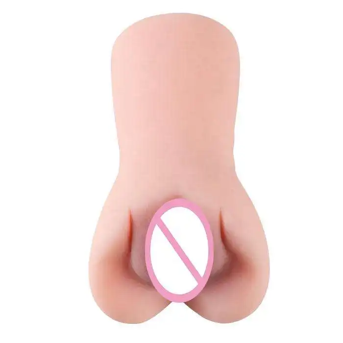Silicon Masturbation Tool for Boy Cheap Realistic Black Rubber Vagina Portable Stroker Pocket Pussy Male Sex Products for Men