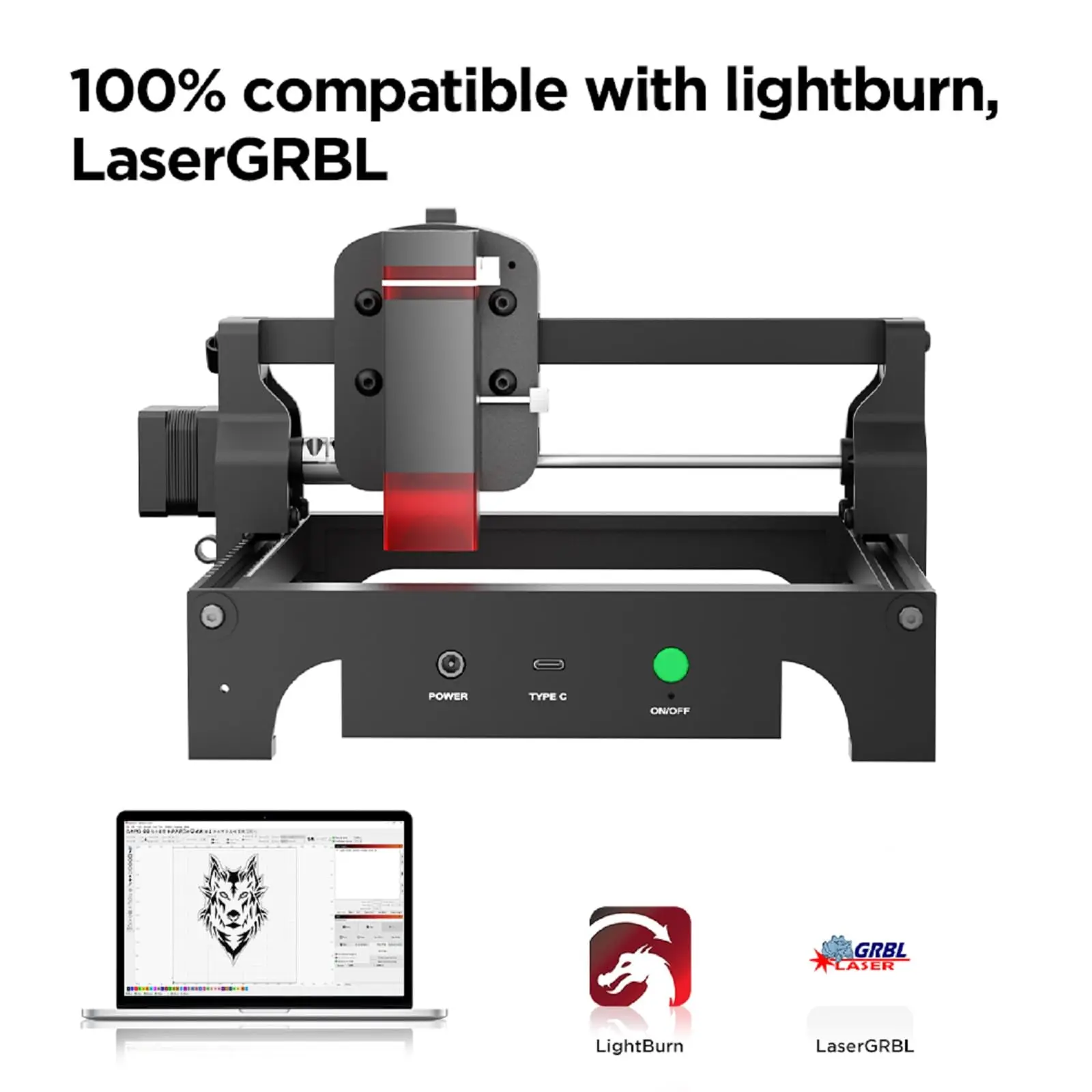 ACMER S1ワンフレームレーザー彫刻機設置なし2.5WミニDIY彫刻ツール超