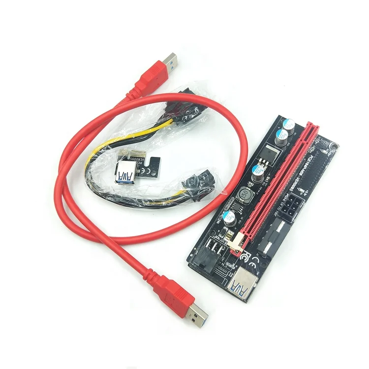 PCI-E 6pin Express 1 X to 16 X Extender - Caiyusheng 009S