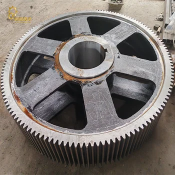 2024 hot sale high quality factory custom CNC machining large steel ring gears wheel