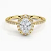 1 carat moissanite ring (oval shape)
