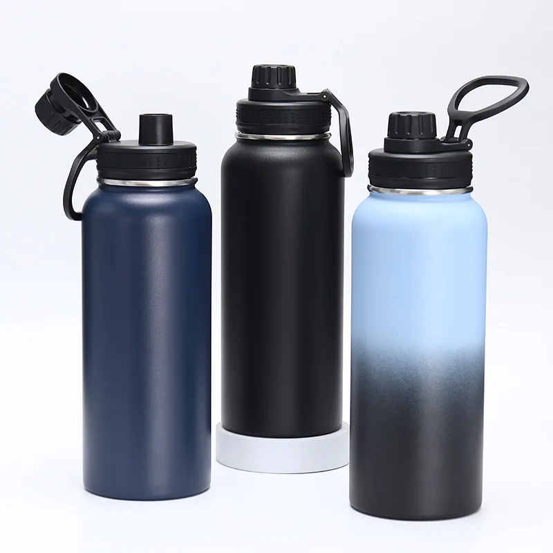 Water Bottle Custom Logo Outdoor Stainless Steel Vacuum Insulated ...