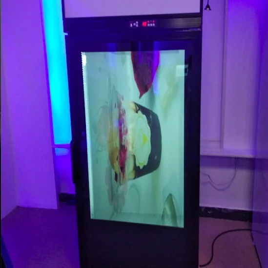 Customized Transparent Lcd Screen Display Fridge Custom Transparent Lcd Fridge Display