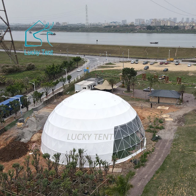 Dome Tent Manufacturer Big Transparent Geodesic Round Dome Tent for Events Outdoor Restaurant Bar