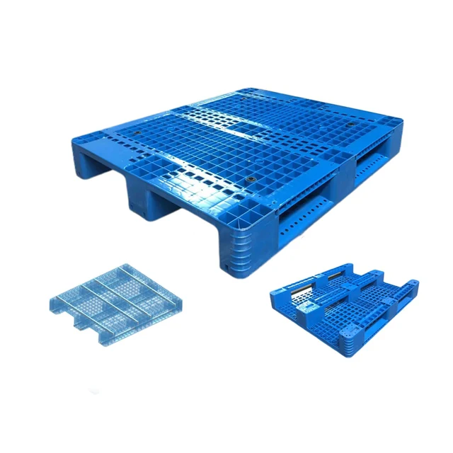 For Sale Blue Plastic Pallets Reusable Strip Reinforced Eco-Friendly Pallets