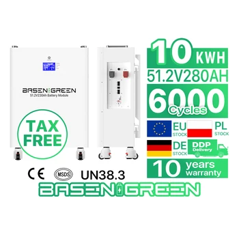 Basengreen LiFePO4 solar storage battery 48V / 51.2V 100Ah / 200Ah