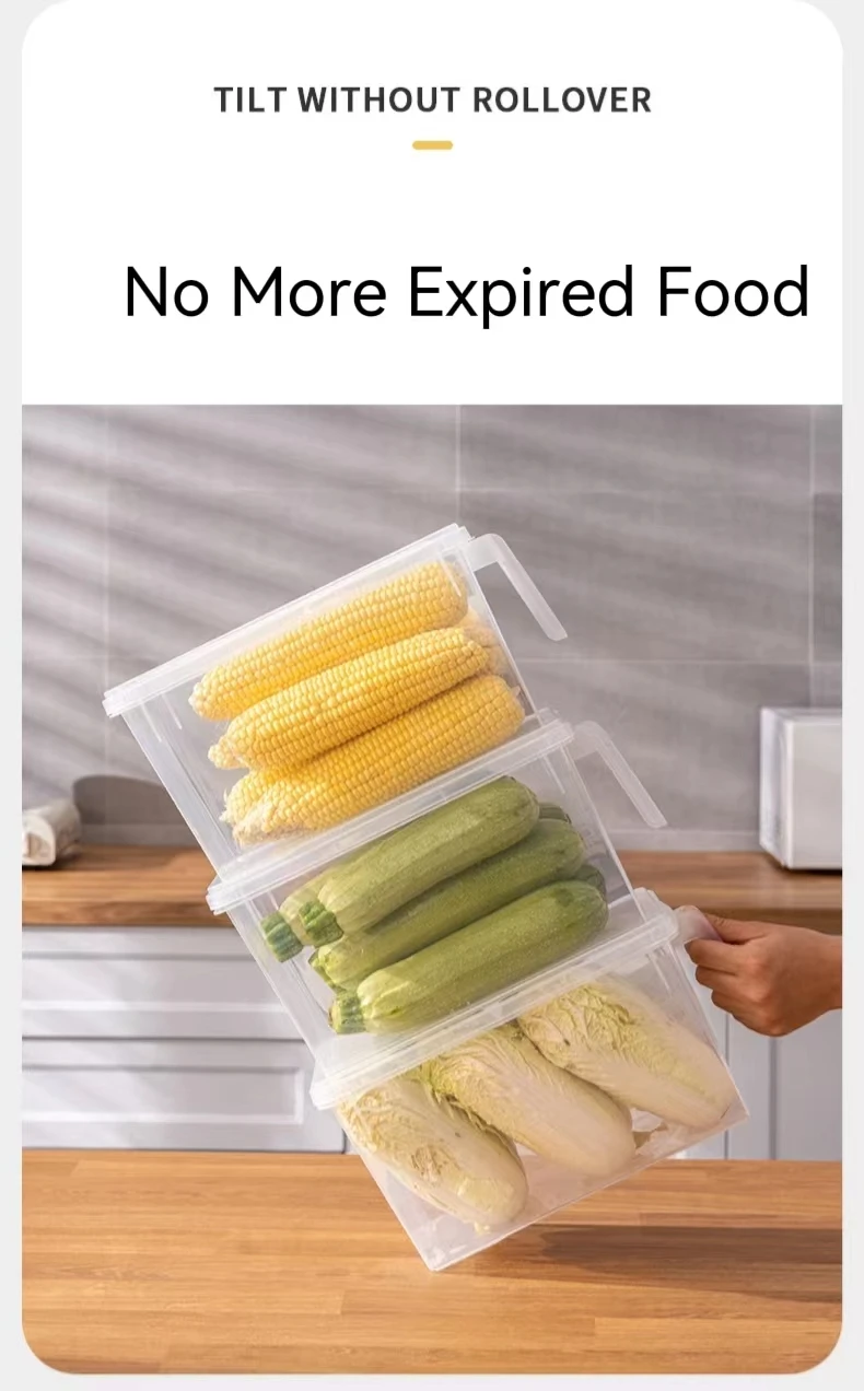 Ecofriendly Pantry Food Containers Storage Transparent Preserving