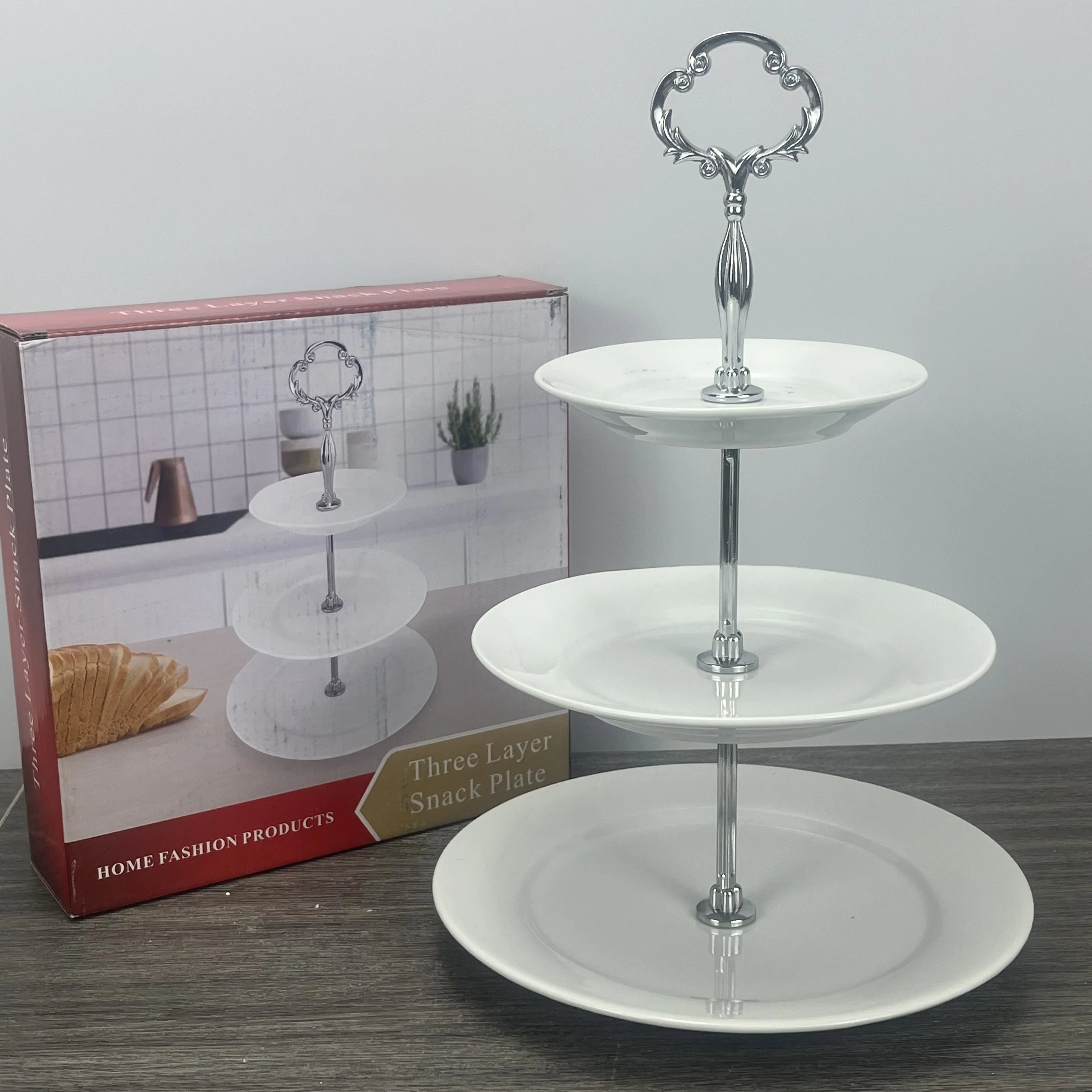 Cake Stand 3 Tier Cake Display Stand Party Use Dessert Plate Fancy