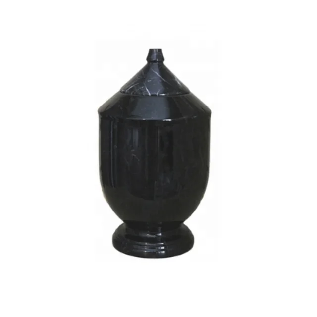 size jet black marble urns in factory price for pet ashes - buy