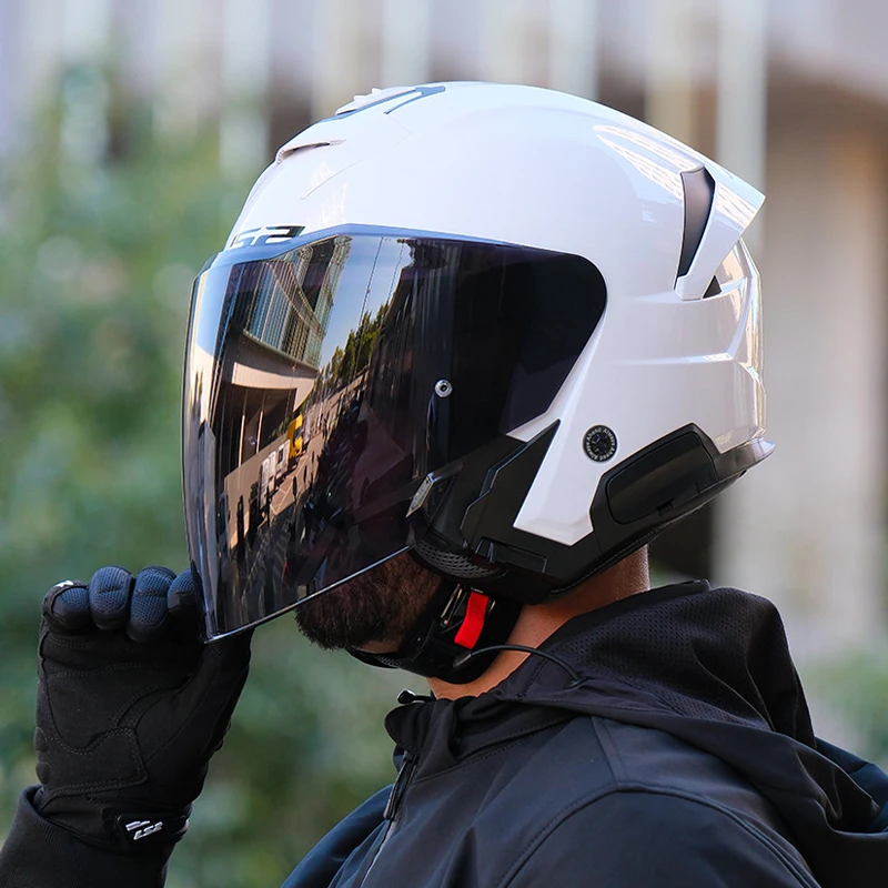 Capacete LS2 OF618 VERSO 2 Open Face - Novo em Liga para Moto e