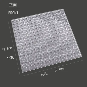 Diy Educational Plastic 16x16 Dots Plates Building Blocks Assemblage Construction 16x16 Transparent Figures Baseplate