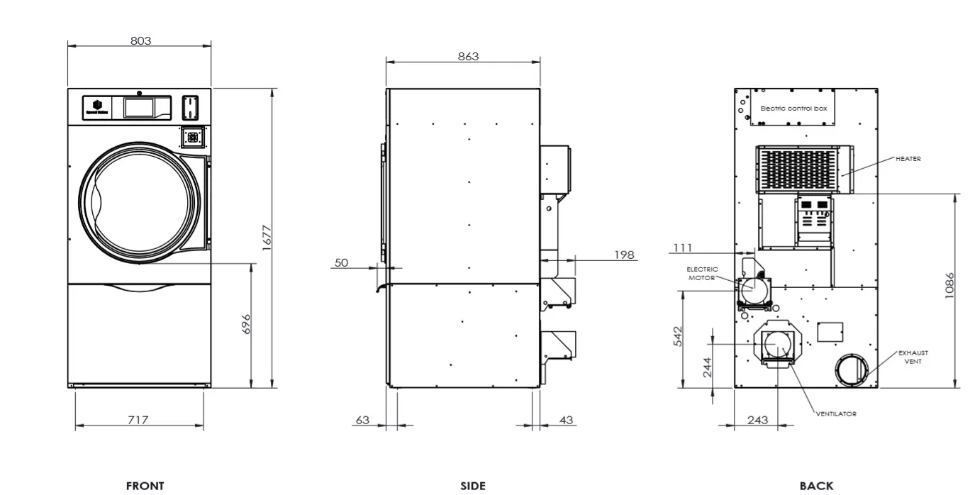 Горячая Распродажа, коммерческая Одиночная сушилка для белья для отеля. Завод. Прачечная больница