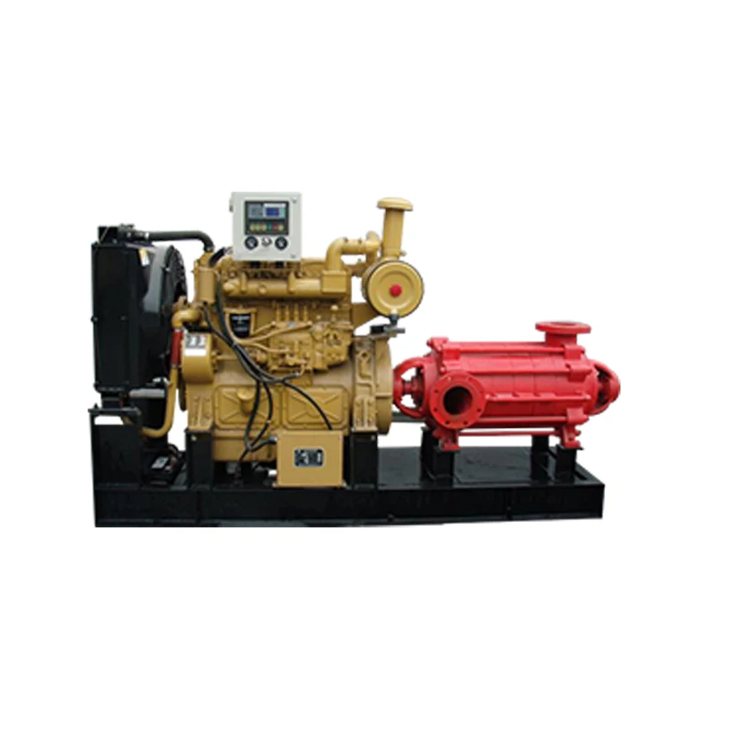High Pressure Horizontal 50Bar Multistage Centrifugal Pump with Diesel Engine