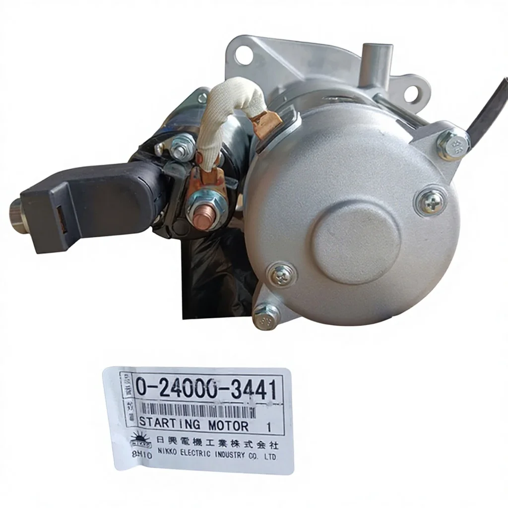 Nikko 24VOLT 7.0KW Yeni Marş Motoru Grubu 0-24000-3441 8974319161