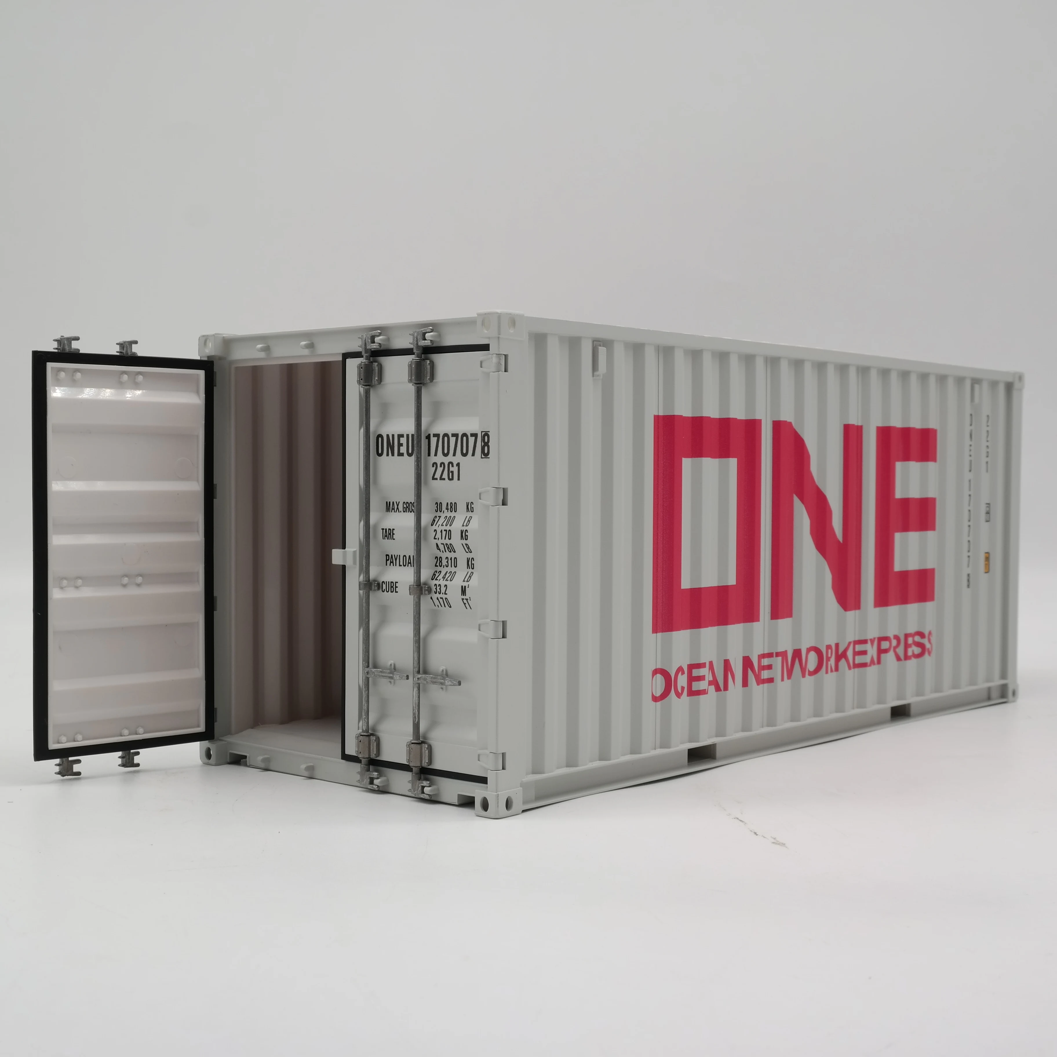 【A】O.A.S Container Model Factory 20GP Plastic Crafts Freight Forwarder Gift Scale 1:20 ONE Miniature Container Model