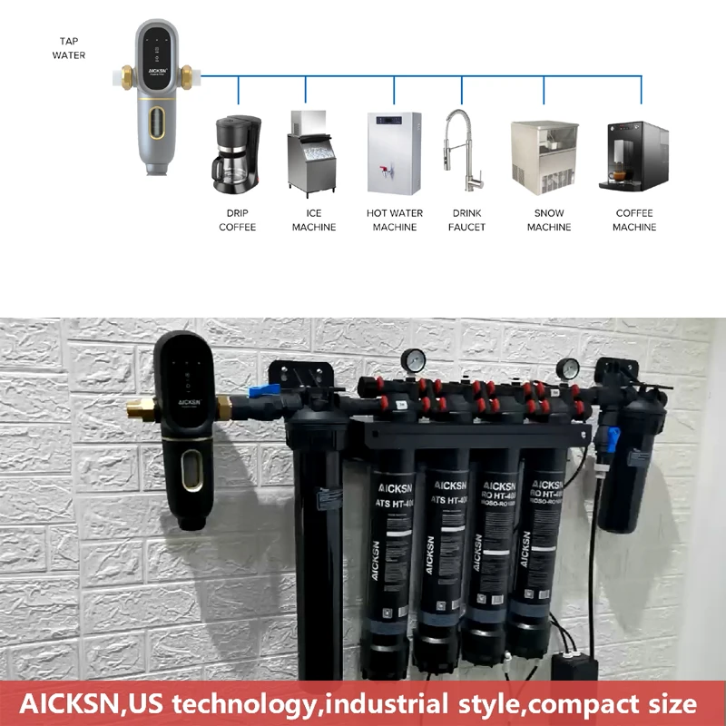 フィルター A300dzプレフィルタースマートセルフクリーニング障害自動アラームフィルター家中aicksn浄水器 Buy Water